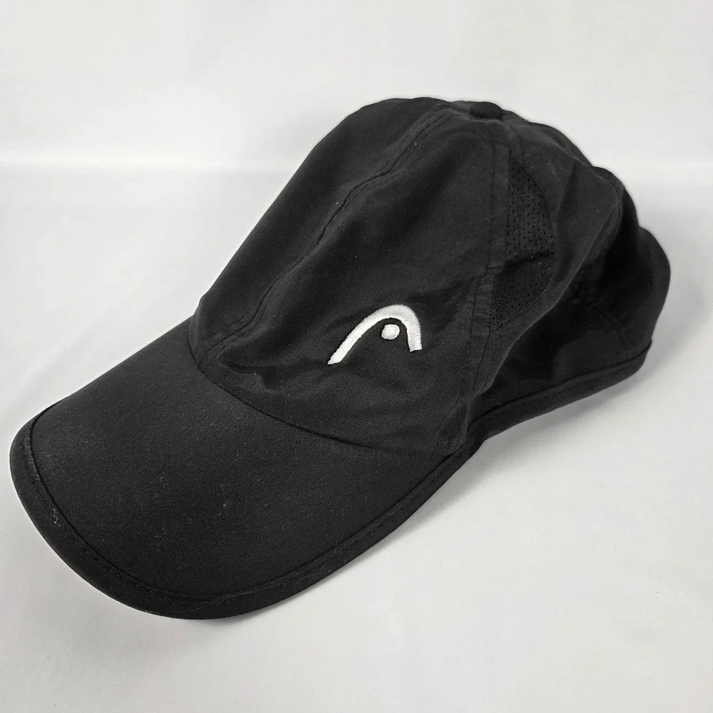 HEAD Sporty Mesh Performance Tennis Hat Black Adjustable One Size OS